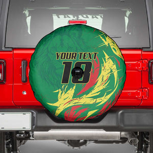 Senegal Football Pride Custom Spare Tire Cover Les Lions de la Teranga