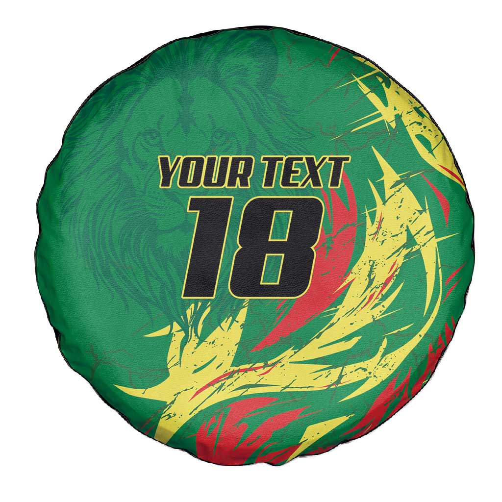 Senegal Football Pride Custom Spare Tire Cover Les Lions de la Teranga