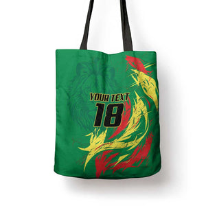Senegal Football Pride Custom Tote Bag Les Lions de la Teranga