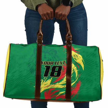 Senegal Football Pride Custom Travel Bag Les Lions de la Teranga
