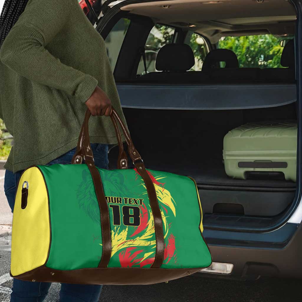 Senegal Football Pride Custom Travel Bag Les Lions de la Teranga
