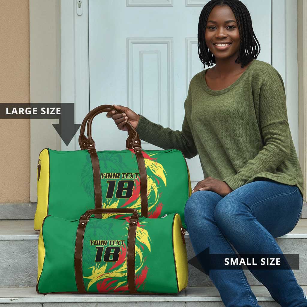 Senegal Football Pride Custom Travel Bag Les Lions de la Teranga