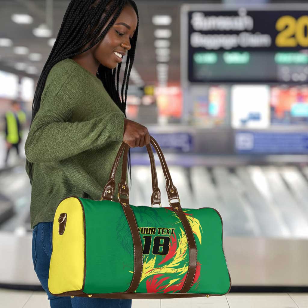 Senegal Football Pride Custom Travel Bag Les Lions de la Teranga