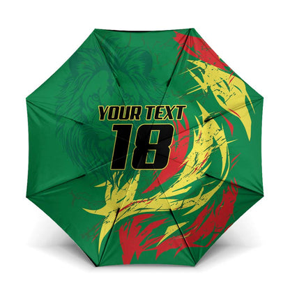 Senegal Football Pride Custom Umbrella Les Lions de la Teranga