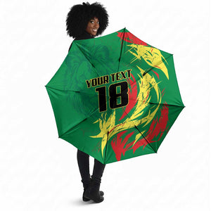 Senegal Football Pride Custom Umbrella Les Lions de la Teranga