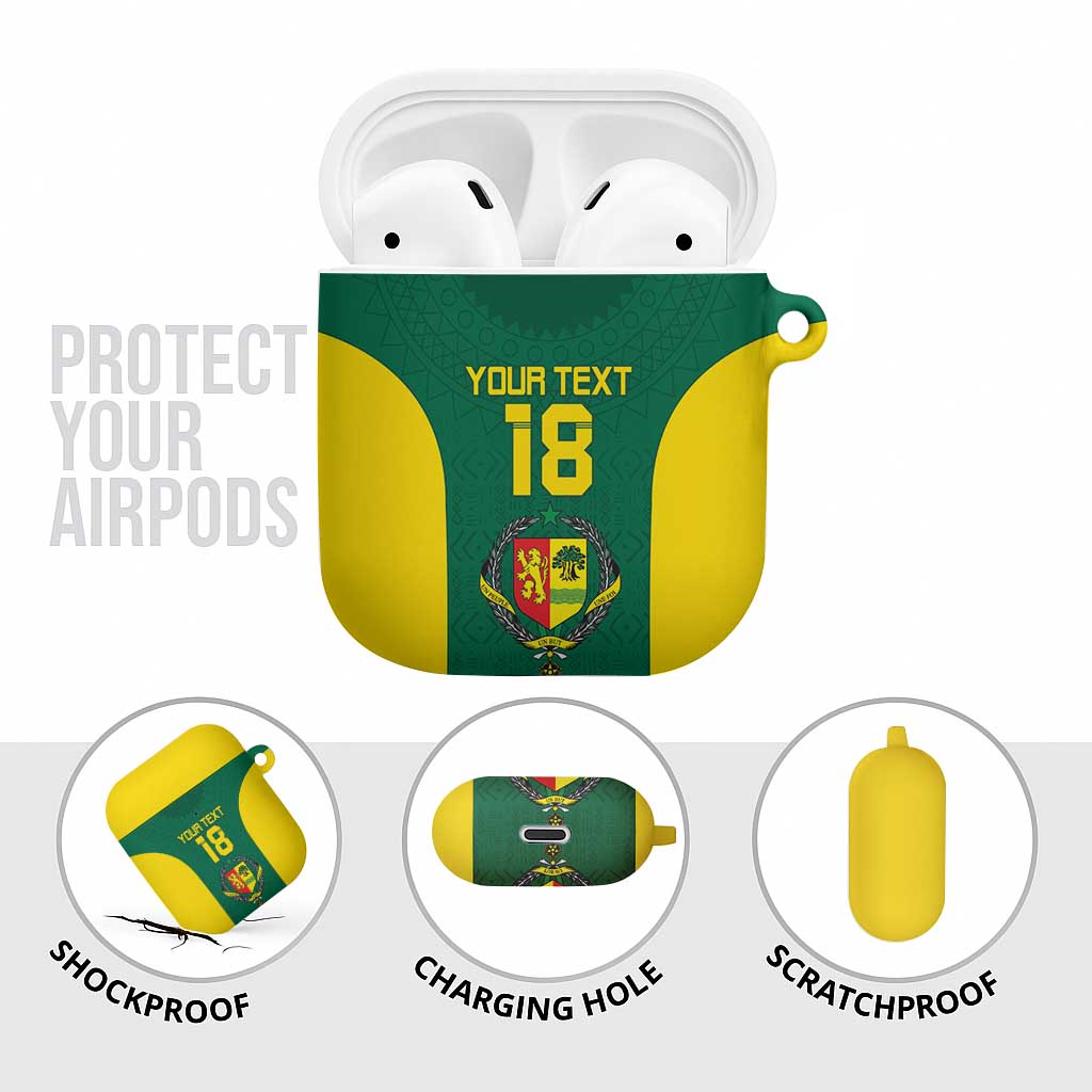 Senegal Football Custom AirPods Case Pride of African Champions