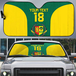 Senegal Football Custom Auto Sun Shade Pride of African Champions