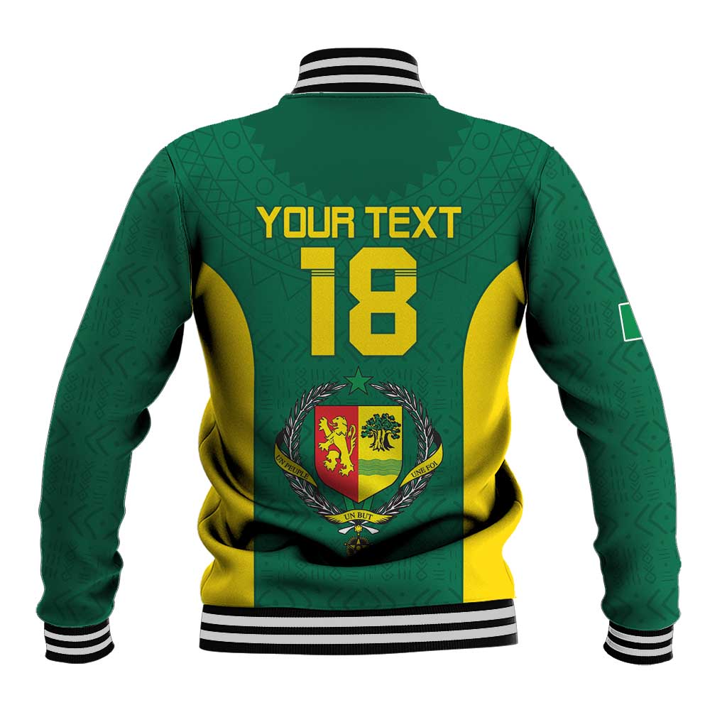 Senegal Football Custom Baseball Jacket Pride of African Champions