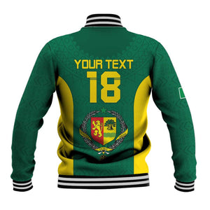 Senegal Football Custom Baseball Jacket Pride of African Champions