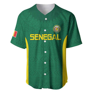 Senegal Football Custom Baseball Jersey Pride of African Champions