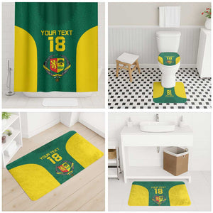 Senegal Football Custom Bathroom Set Pride of African Champions