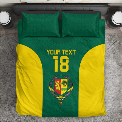 Senegal Football Custom Bedding Set Pride of African Champions