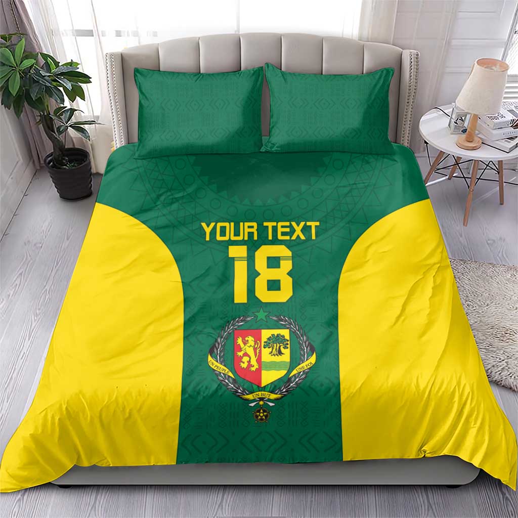 Senegal Football Custom Bedding Set Pride of African Champions