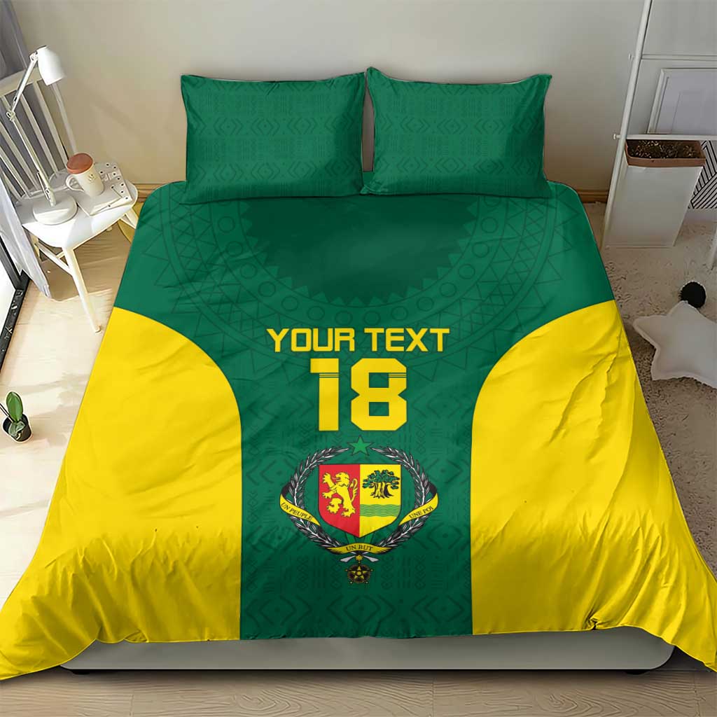 Senegal Football Custom Bedding Set Pride of African Champions