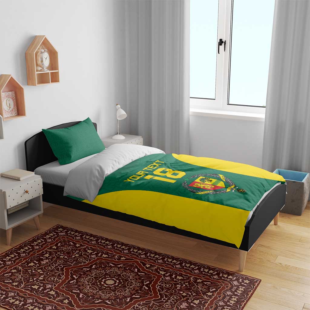 Senegal Football Custom Bedding Set Pride of African Champions