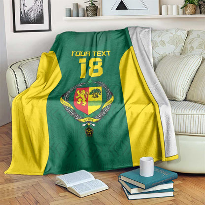 Senegal Football Custom Blanket Pride of African Champions