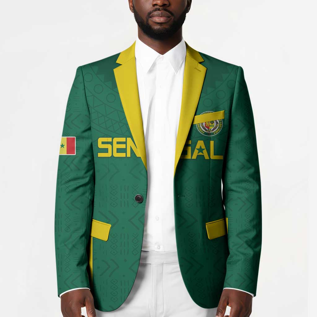 Senegal Football Custom Blazer Pride of African Champions