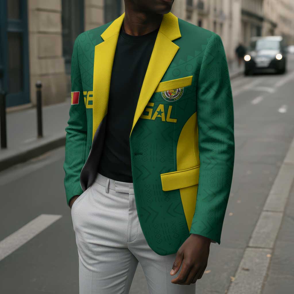 Senegal Football Custom Blazer Pride of African Champions