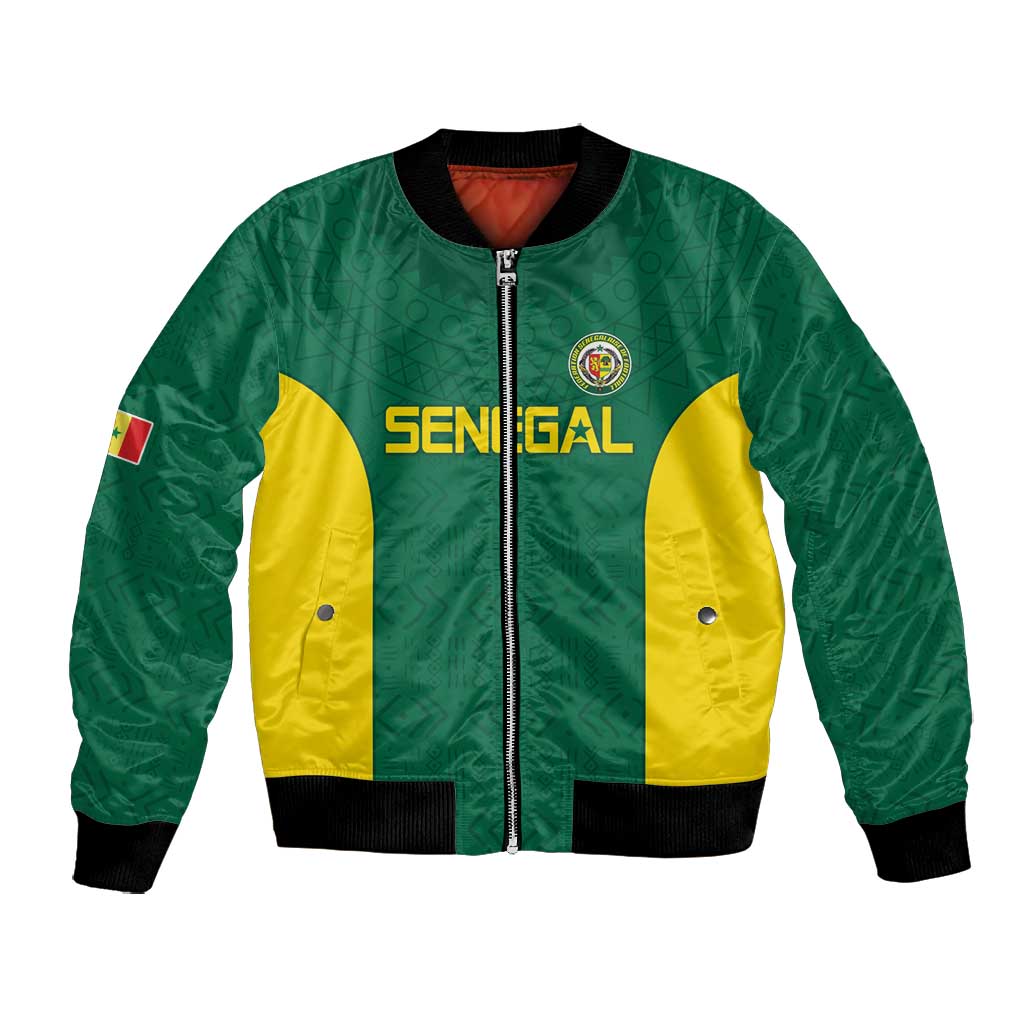 Senegal Football Custom Bomber Jacket Pride of African Champions