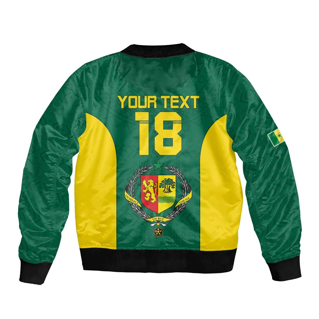 Senegal Football Custom Bomber Jacket Pride of African Champions