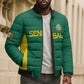 Senegal Football Custom Bomber Puffer Jacket Pride of African Champions