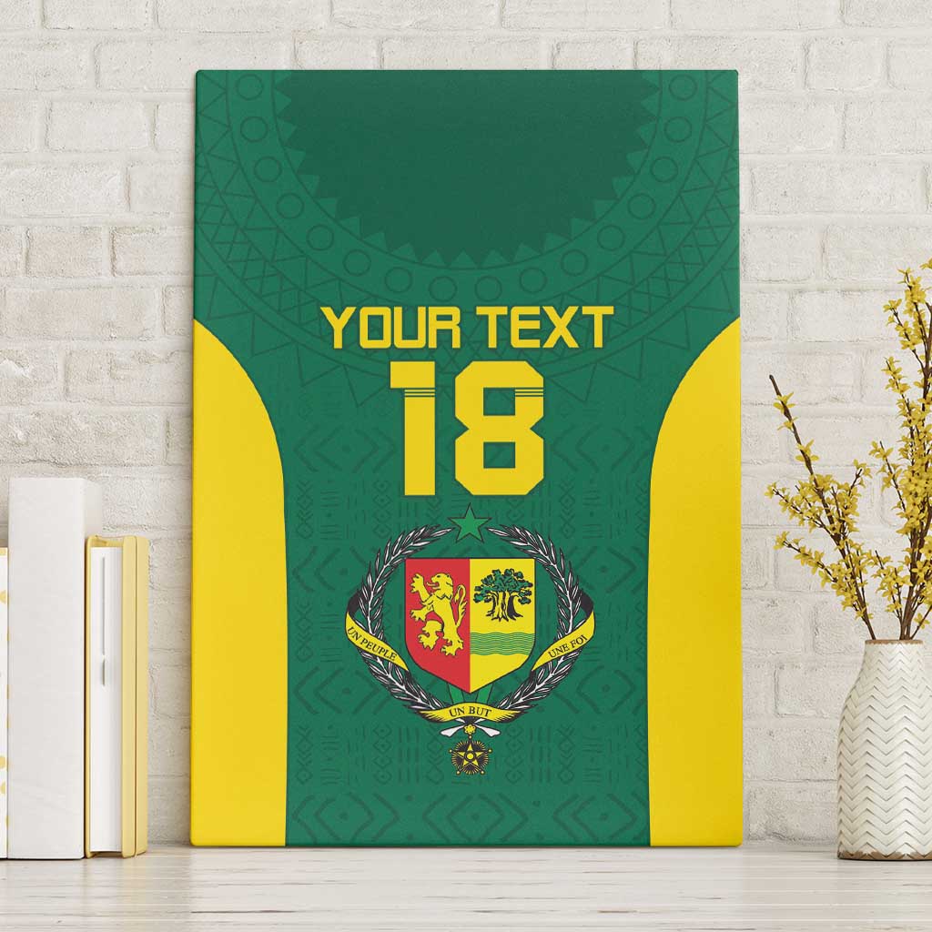 Senegal Football Custom Canvas Wall Art Pride of African Champions