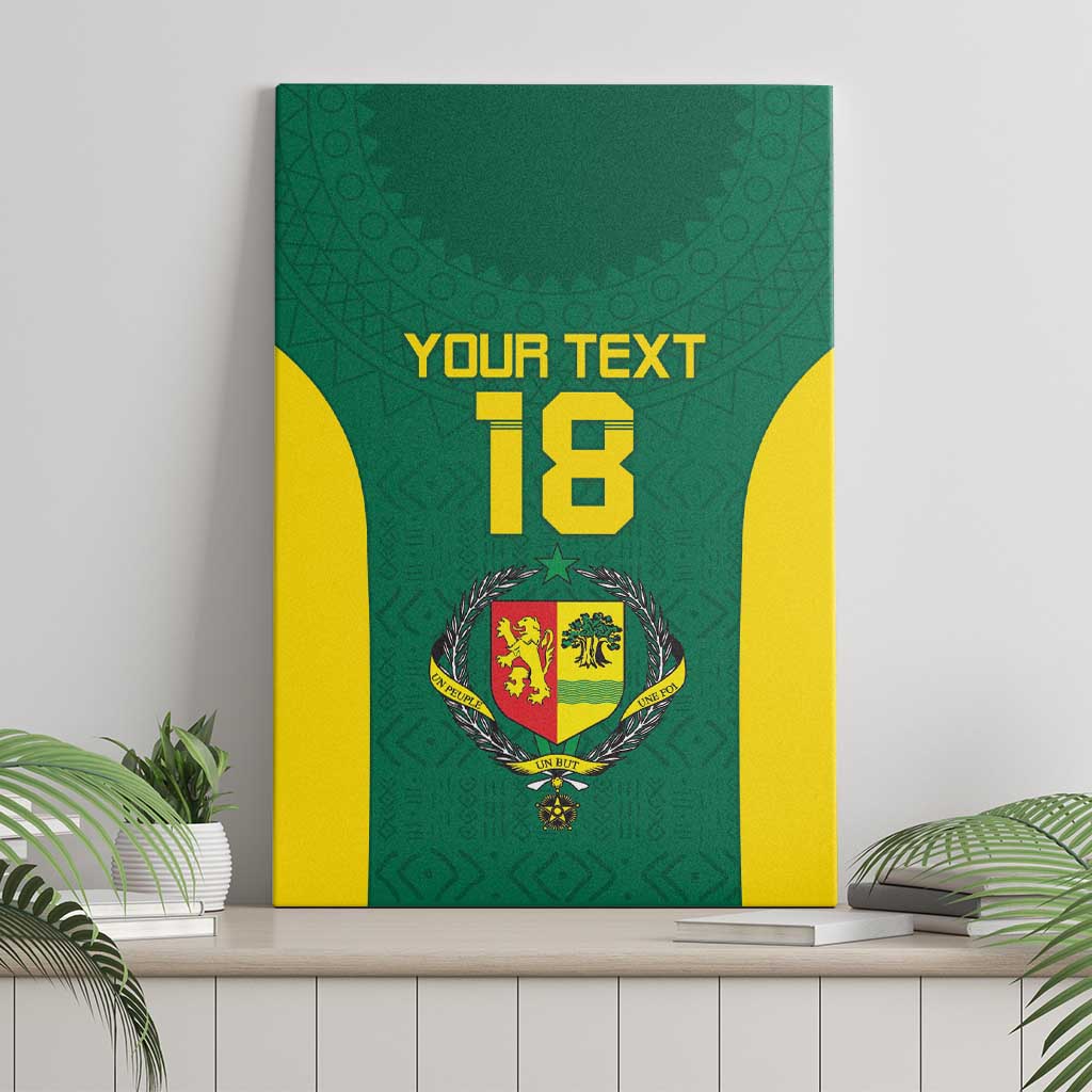 Senegal Football Custom Canvas Wall Art Pride of African Champions