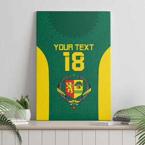 Senegal Football Custom Canvas Wall Art Pride of African Champions