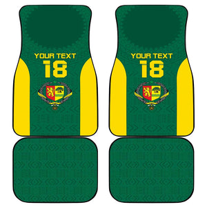 Senegal Football Custom Car Mats Pride of African Champions
