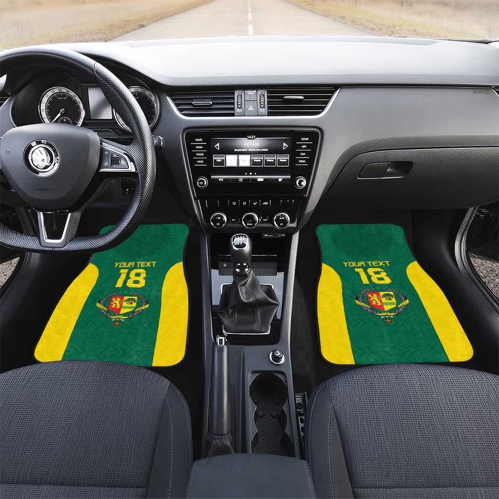 Senegal Football Custom Car Mats Pride of African Champions