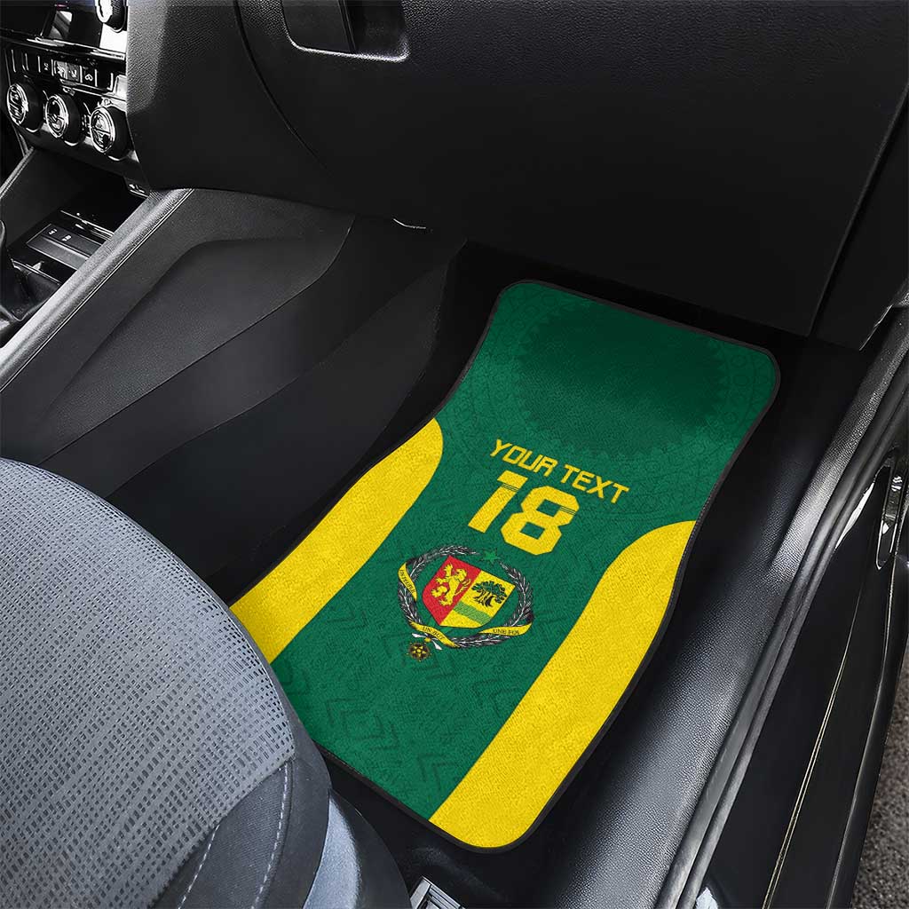 Senegal Football Custom Car Mats Pride of African Champions
