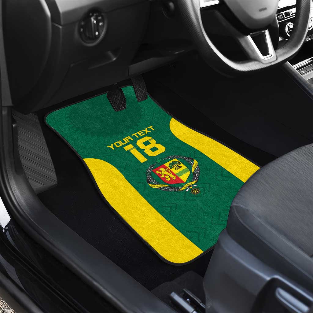 Senegal Football Custom Car Mats Pride of African Champions