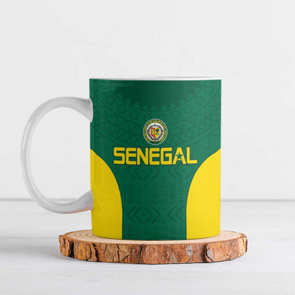 Senegal Football Custom Ceramic Mug Pride of African Champions
