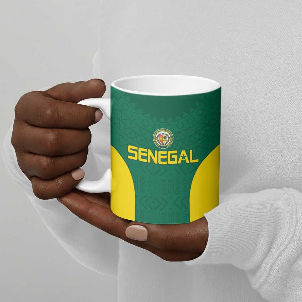 Senegal Football Custom Ceramic Mug Pride of African Champions
