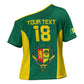 Senegal Football Custom Cross Shoulder Shirt Pride of African Champions