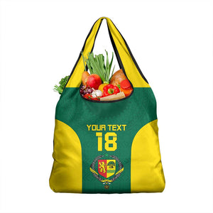 Senegal Football Custom Grocery Bag Pride of African Champions