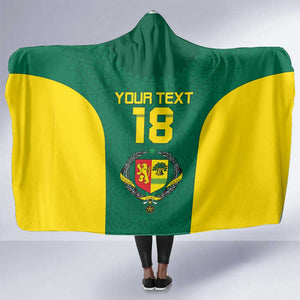 Senegal Football Custom Hooded Blanket Pride of African Champions