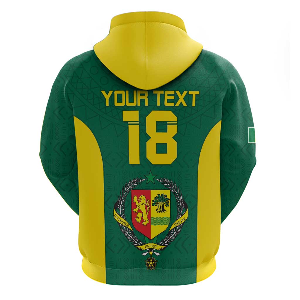 Senegal Football Custom Hoodie Pride of African Champions