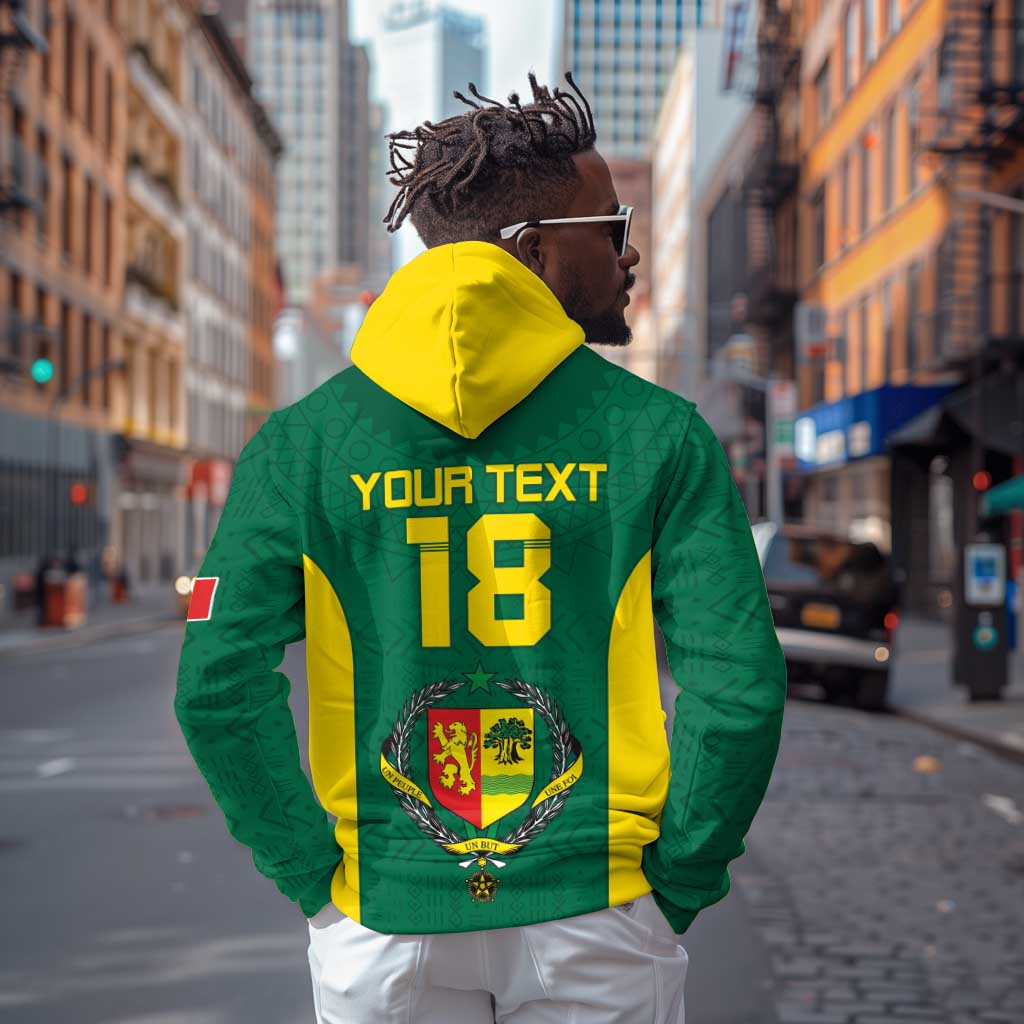 Senegal Football Custom Hoodie Pride of African Champions