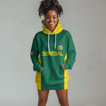 Senegal Football Custom Hoodie Dress Pride of African Champions
