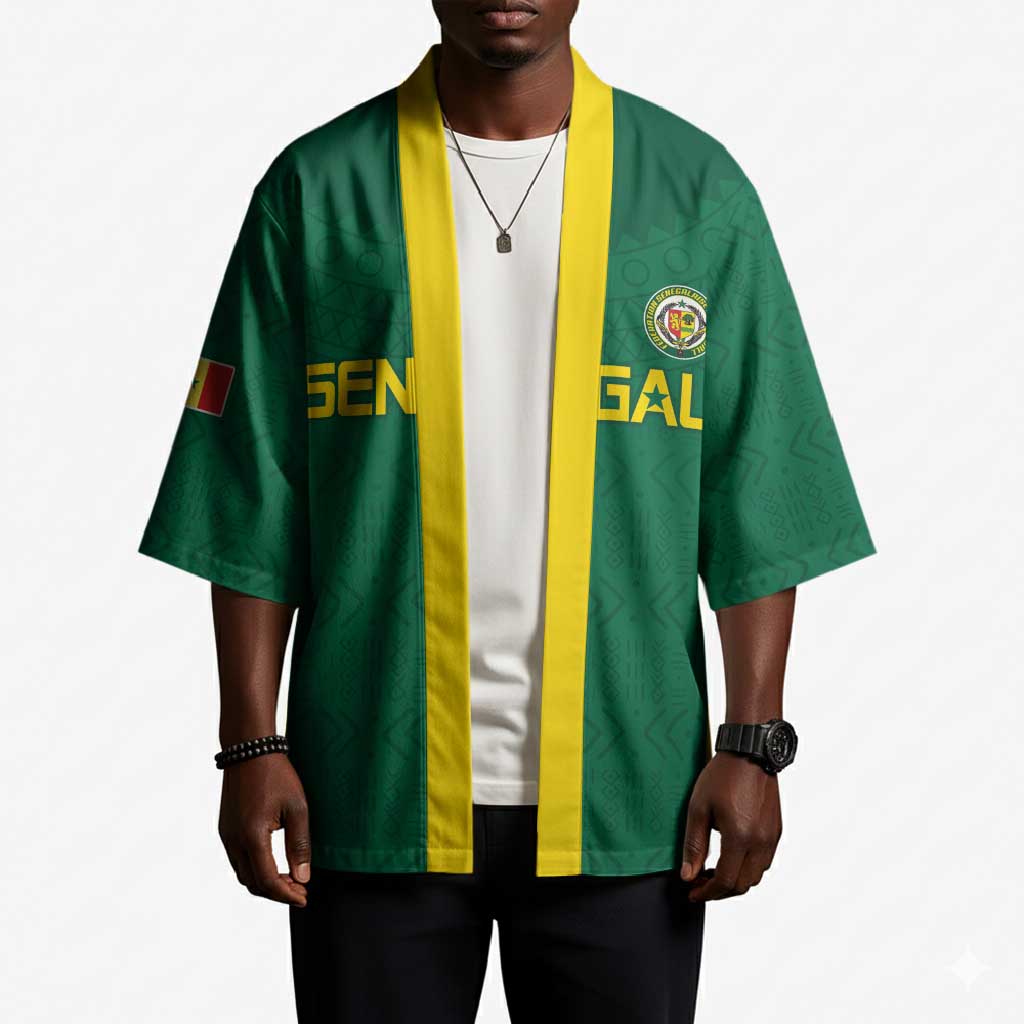 Senegal Football Custom Kimono Pride of African Champions