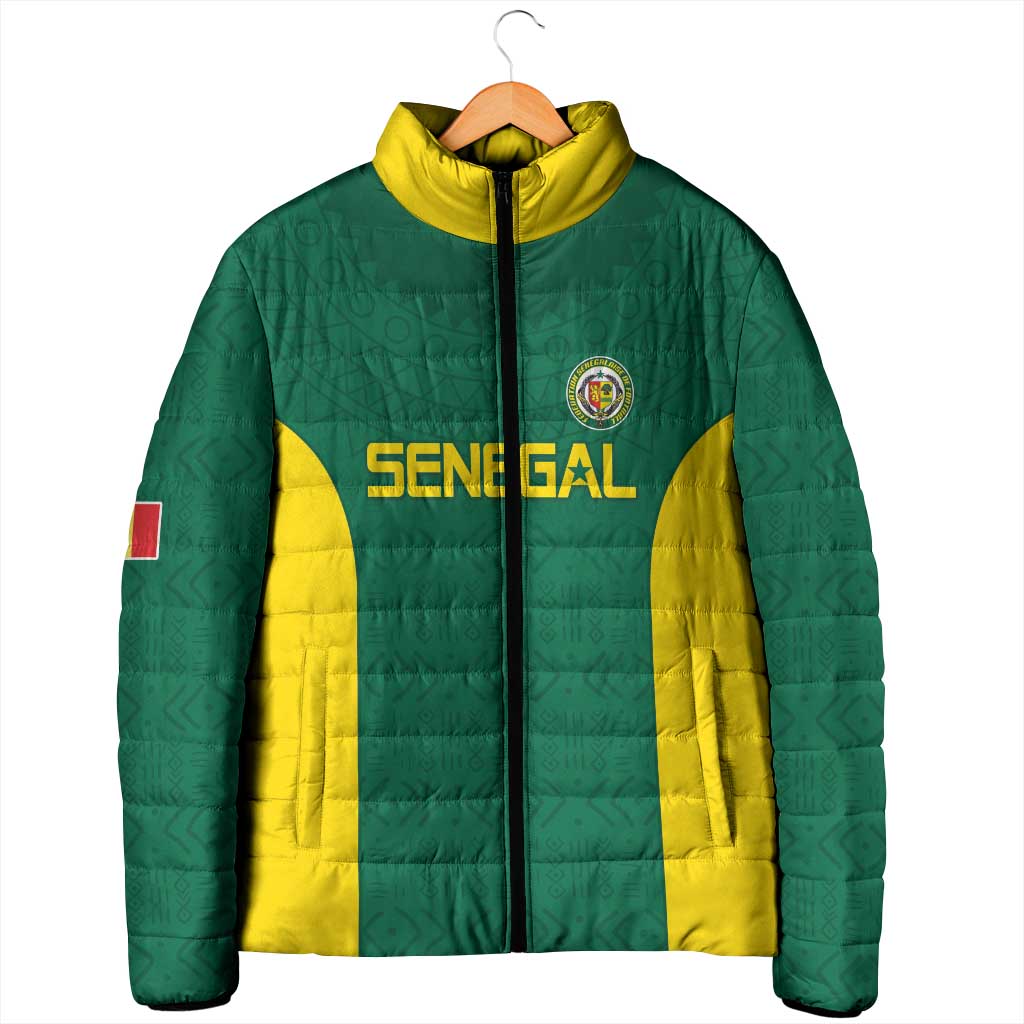 Senegal Football Custom Padded Jacket Pride of African Champions