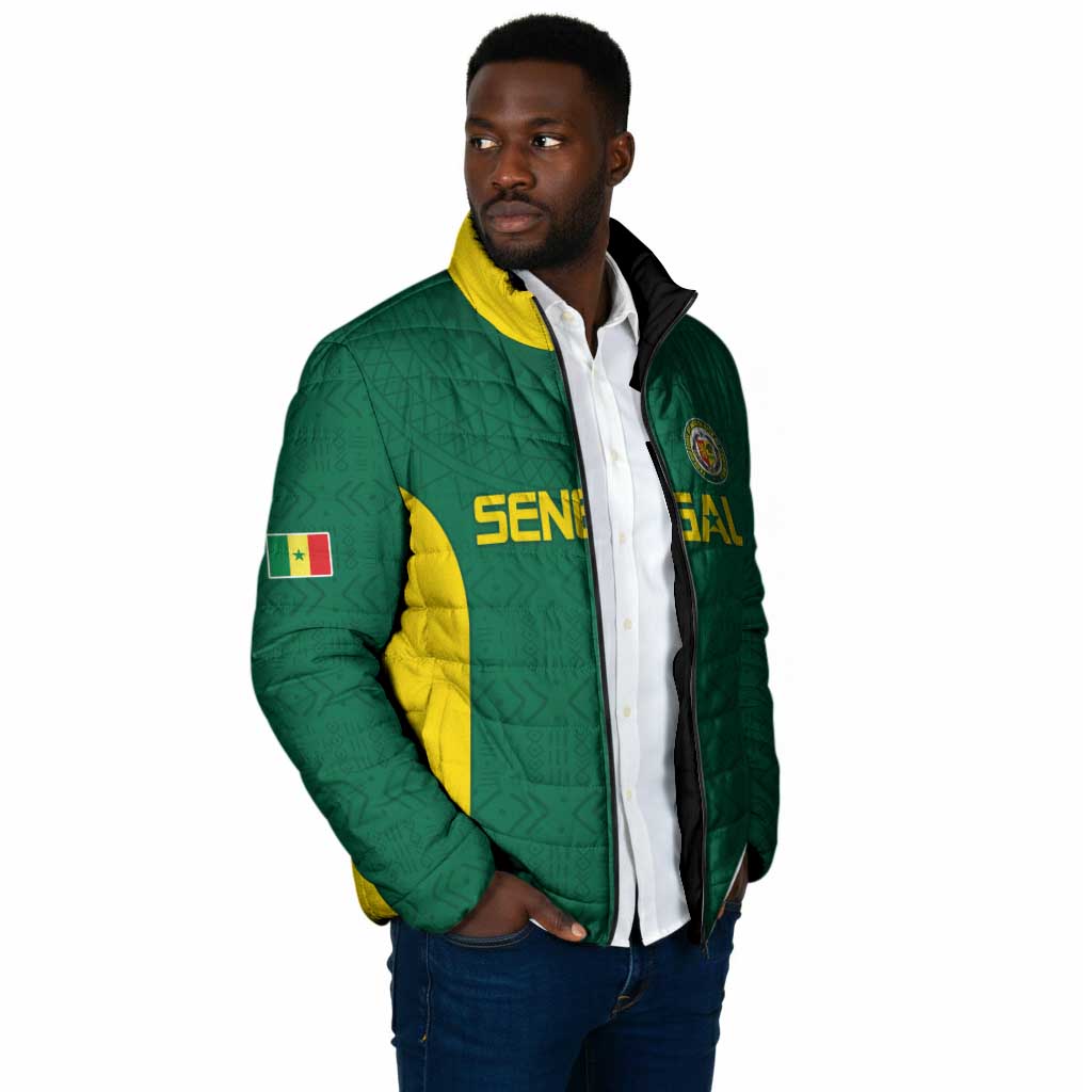 Senegal Football Custom Padded Jacket Pride of African Champions