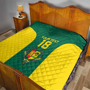 Senegal Football Custom Quilt Pride of African Champions