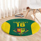 Senegal Football Custom Round Carpet Pride of African Champions