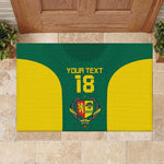 Senegal Football Custom Rubber Doormat Pride of African Champions