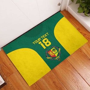 Senegal Football Custom Rubber Doormat Pride of African Champions