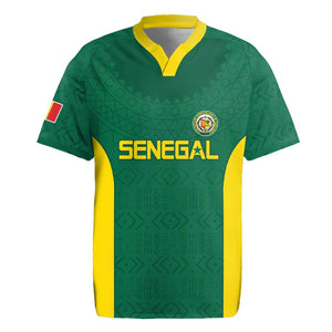 Senegal Football Custom Rugby Jersey Pride of African Champions
