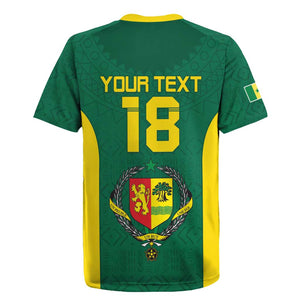 Senegal Football Custom Rugby Jersey Pride of African Champions