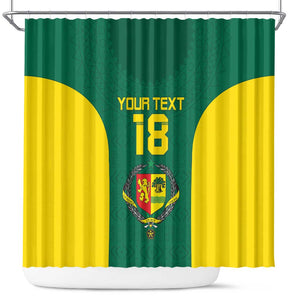 Senegal Football Custom Shower Curtain Pride of African Champions
